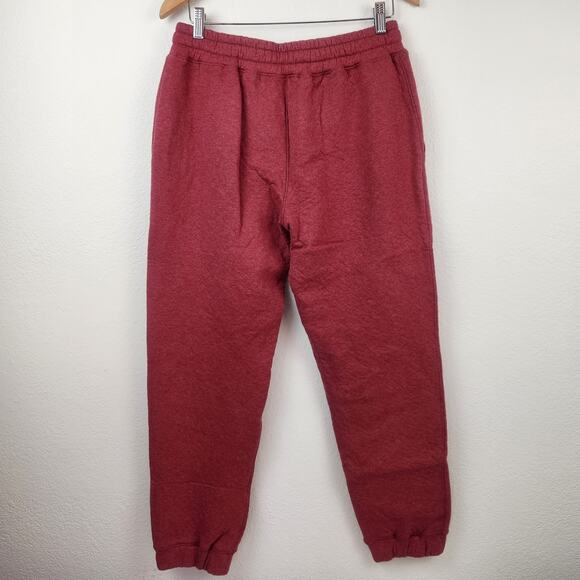 Lunya Lahgo Restore Double Faced Pant Sweatpant Jogger Red Size Medium NWOT - Picture 4 of 10